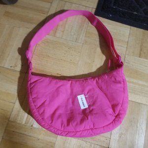 NWT Old Navy Crescent Crossbody Bag for Women 👛 Purse 👜 Hot Pink